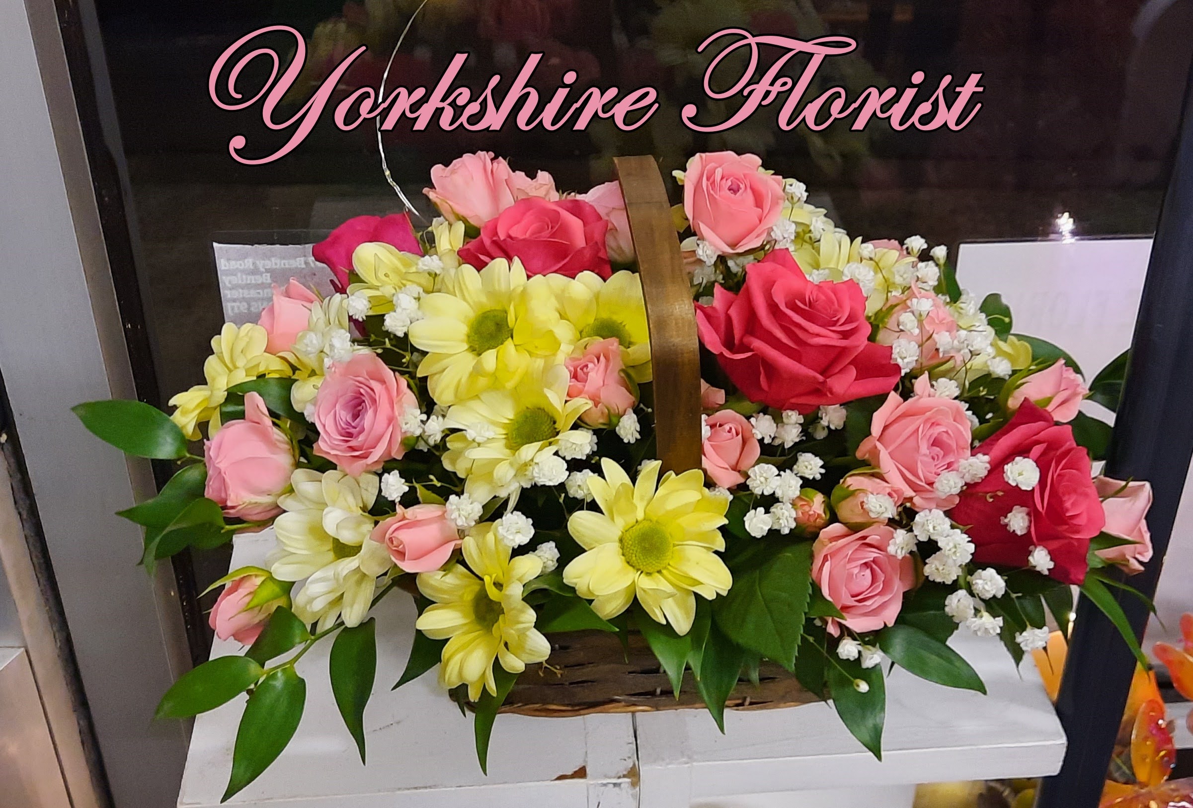fresh flower basket